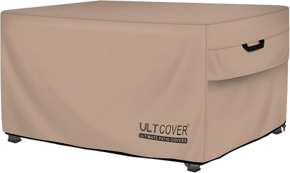 Premium Waterproof Heavy Duty Rectangular Gas Fire Pit Table Cover - 48x28 Inch Protection