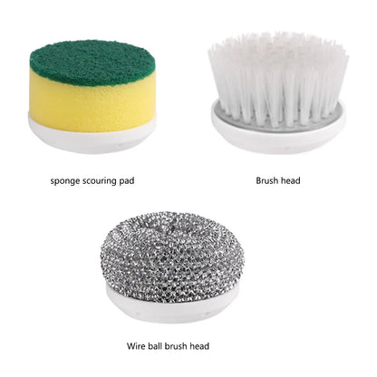 7-in-1 Cordless Power Scrubber - Versatile Electric Spin Cleaner with 8 Rotatable Brush Heads for Effortless Bathroom, Tub, and Tile Cleaning