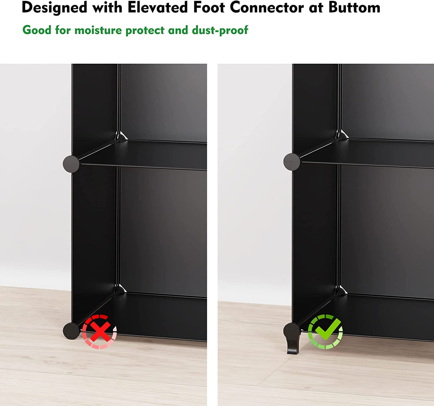 Stylish 9-Cube Closet Organizer - Versatile Storage Solution for Bedroom, Kids Room, Bathroom, and More!