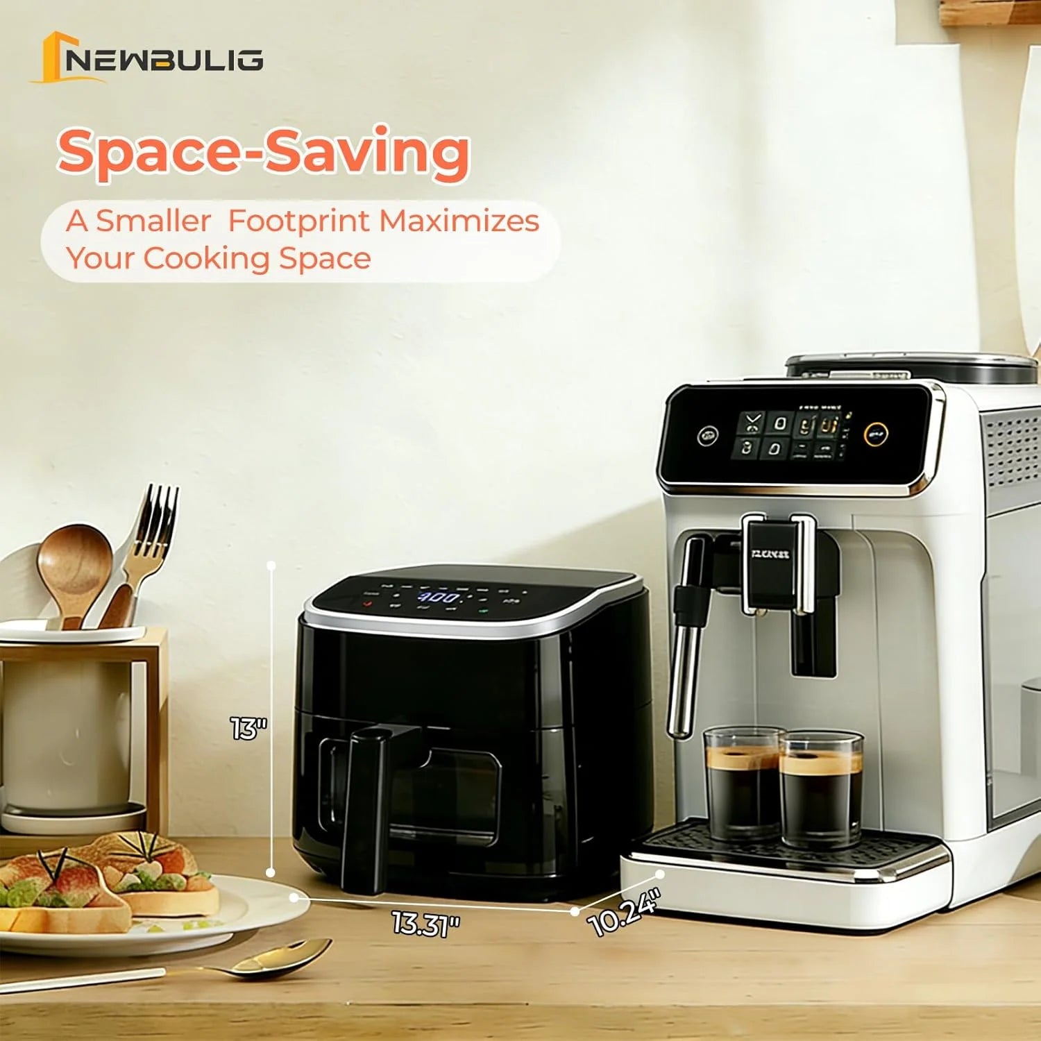 Transform Your Cooking with the Revolutionary 4Qt Air Fryer - Featuring Easy View Window, Interior Light, Digital Touchscreen & 8 Cooking Presets!