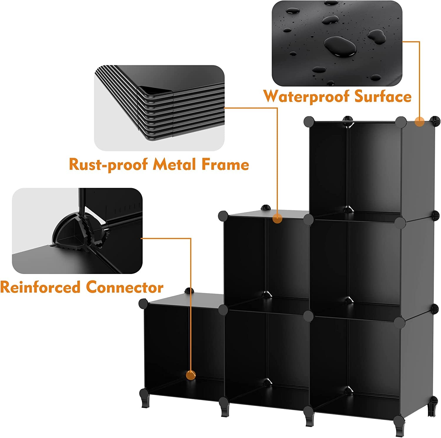 Stylish 9-Cube Closet Organizer - Versatile Storage Solution for Bedroom, Kids Room, Bathroom, and More!