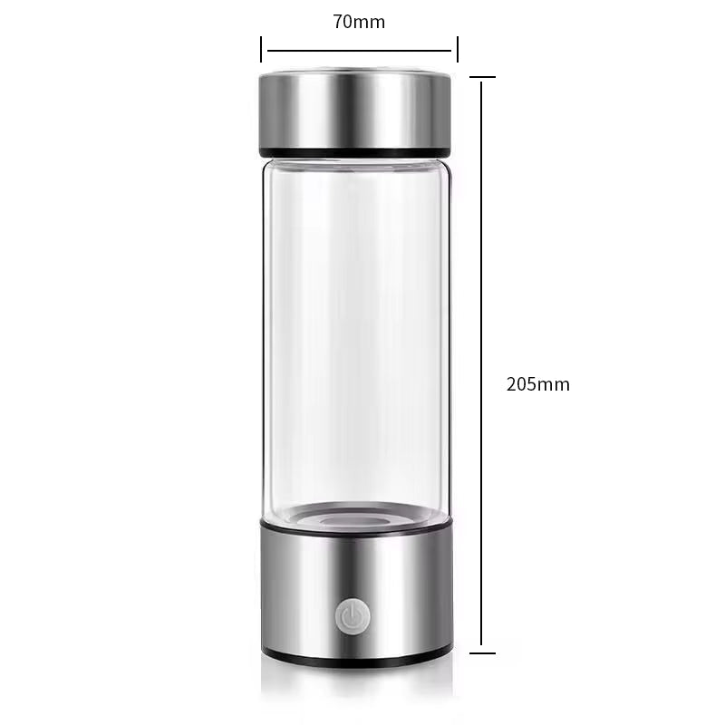 Portable Hydrogen-Rich Water Generator Bottle with Titanium Filter - USB Rechargeable Health Cup