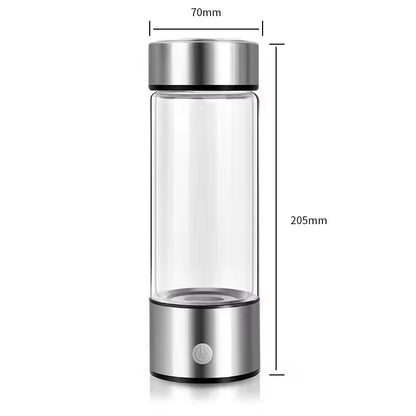 Portable Hydrogen-Rich Water Generator Bottle with Titanium Filter - USB Rechargeable Health Cup