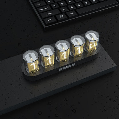 Illuminate Your Space with the RGB Luminotron Clock - A Colorful LED Timepiece for Every Mood!