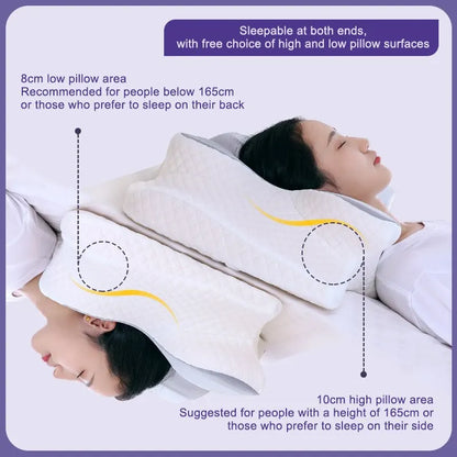 Butterfly Shaped Memory Foam Neck Pillow - Ultimate Cervical Support for Pain Relief and Relaxation