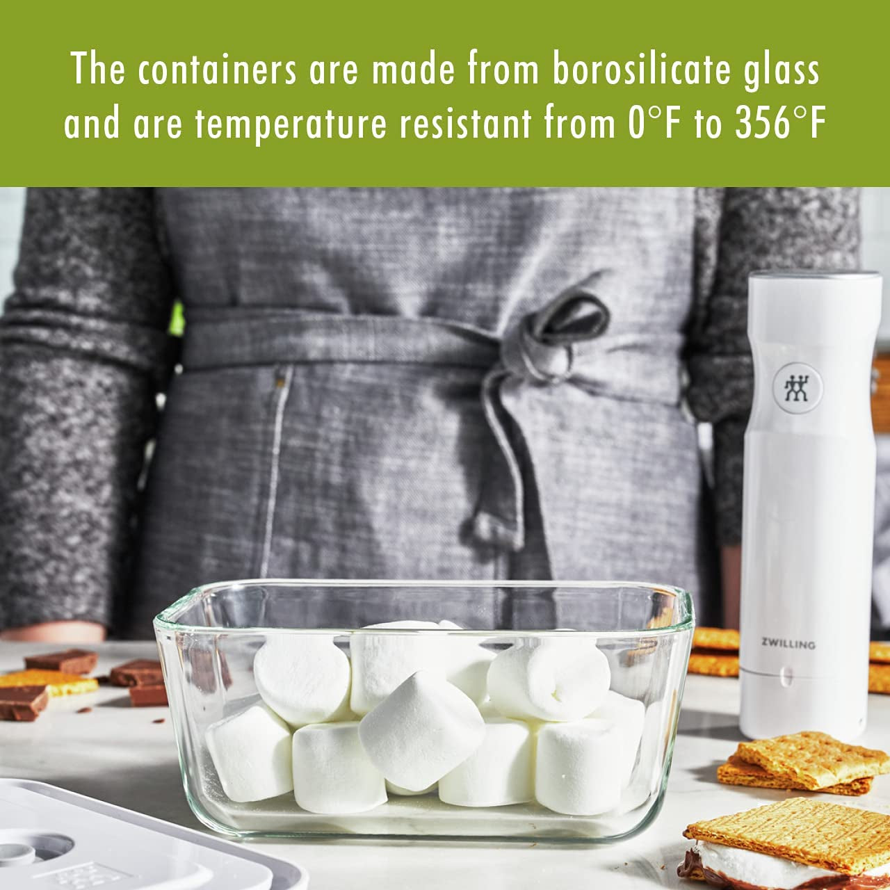 Premium Large Airtight Glass Food Storage Container for Fresh Meal Prep