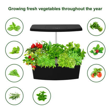 Revolutionize Your Indoor Gardening with the Ultimate 12-Hole Smart Planter and Grow Light System