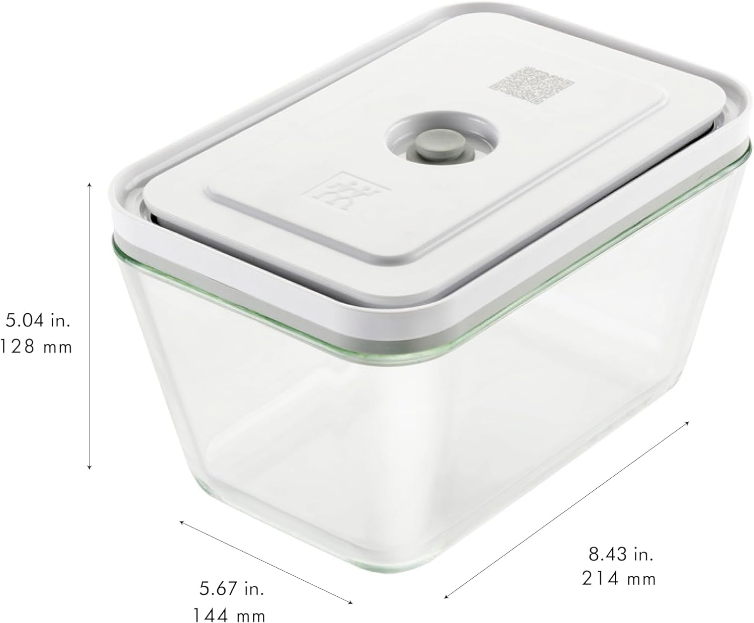 Premium Large Airtight Glass Food Storage Container for Fresh Meal Prep