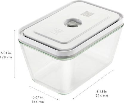 Premium Large Airtight Glass Food Storage Container for Fresh Meal Prep