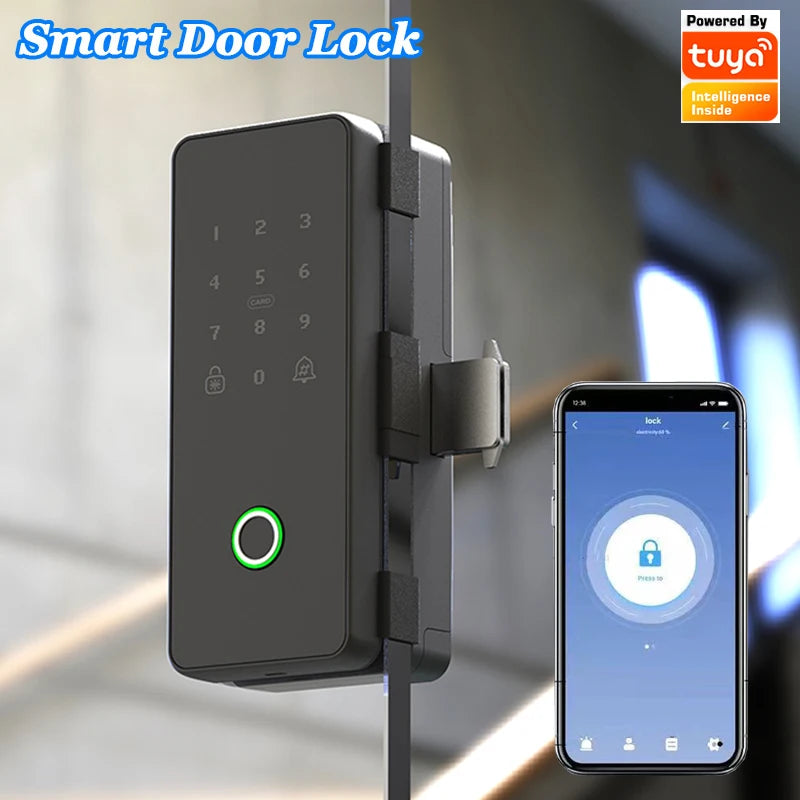 Advanced Biometric Smart Door Lock with Keypad - Secure Your Home with Fingerprint Technology!