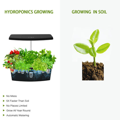Revolutionize Your Indoor Gardening with the Ultimate 12-Hole Smart Planter and Grow Light System