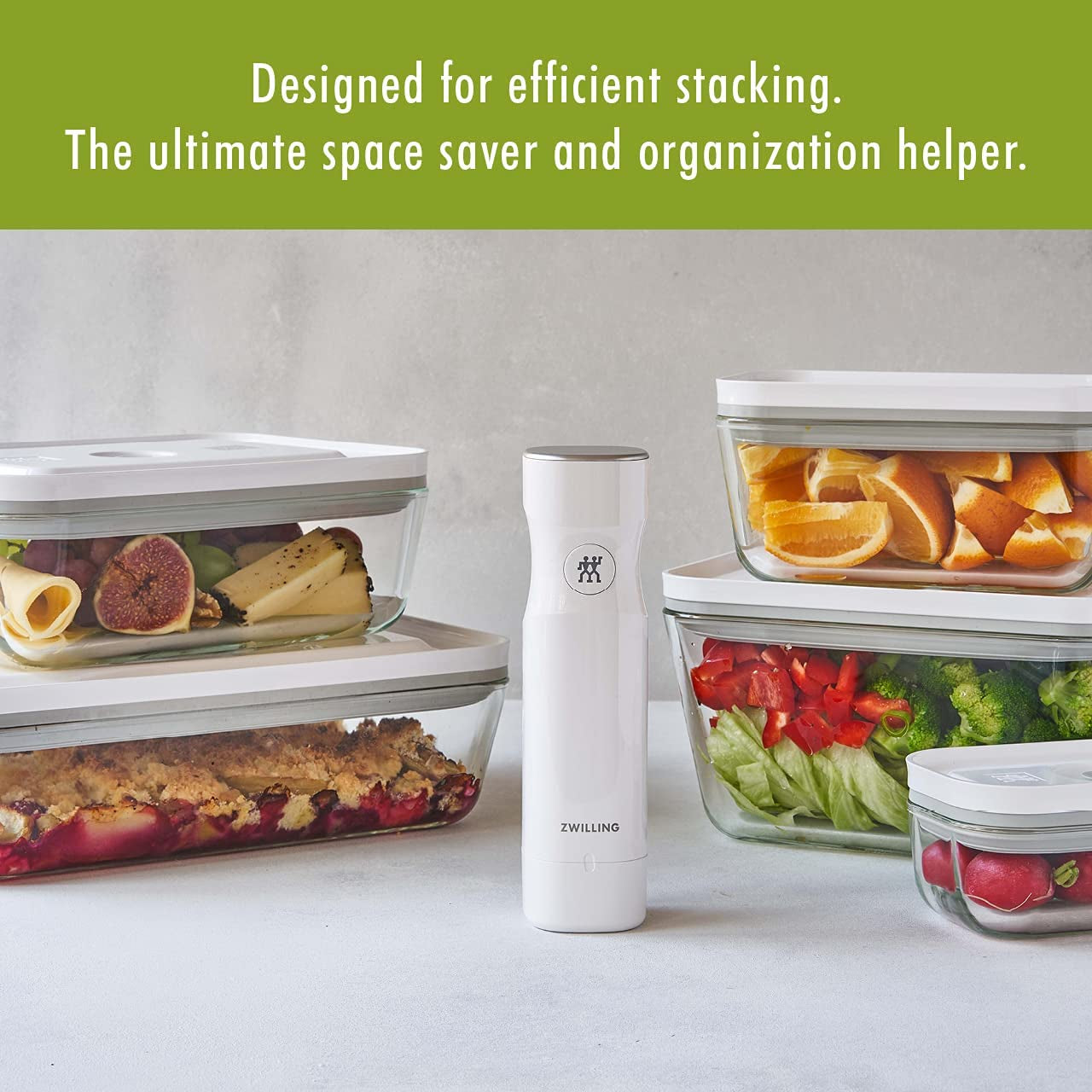 Premium Large Airtight Glass Food Storage Container for Fresh Meal Prep