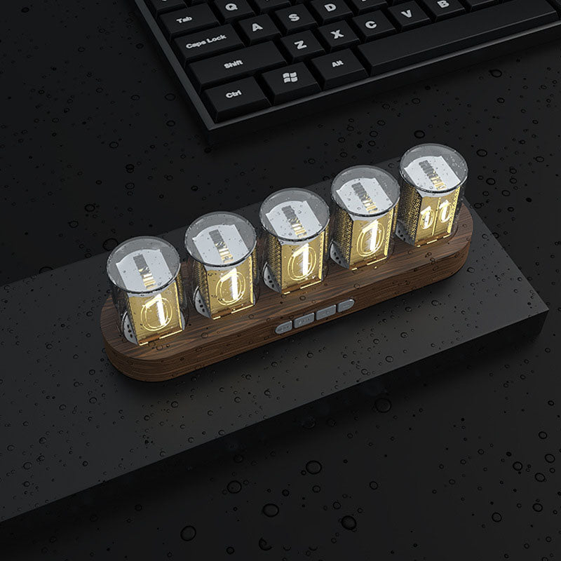 Illuminate Your Space with the RGB Luminotron Clock - A Colorful LED Timepiece for Every Mood!