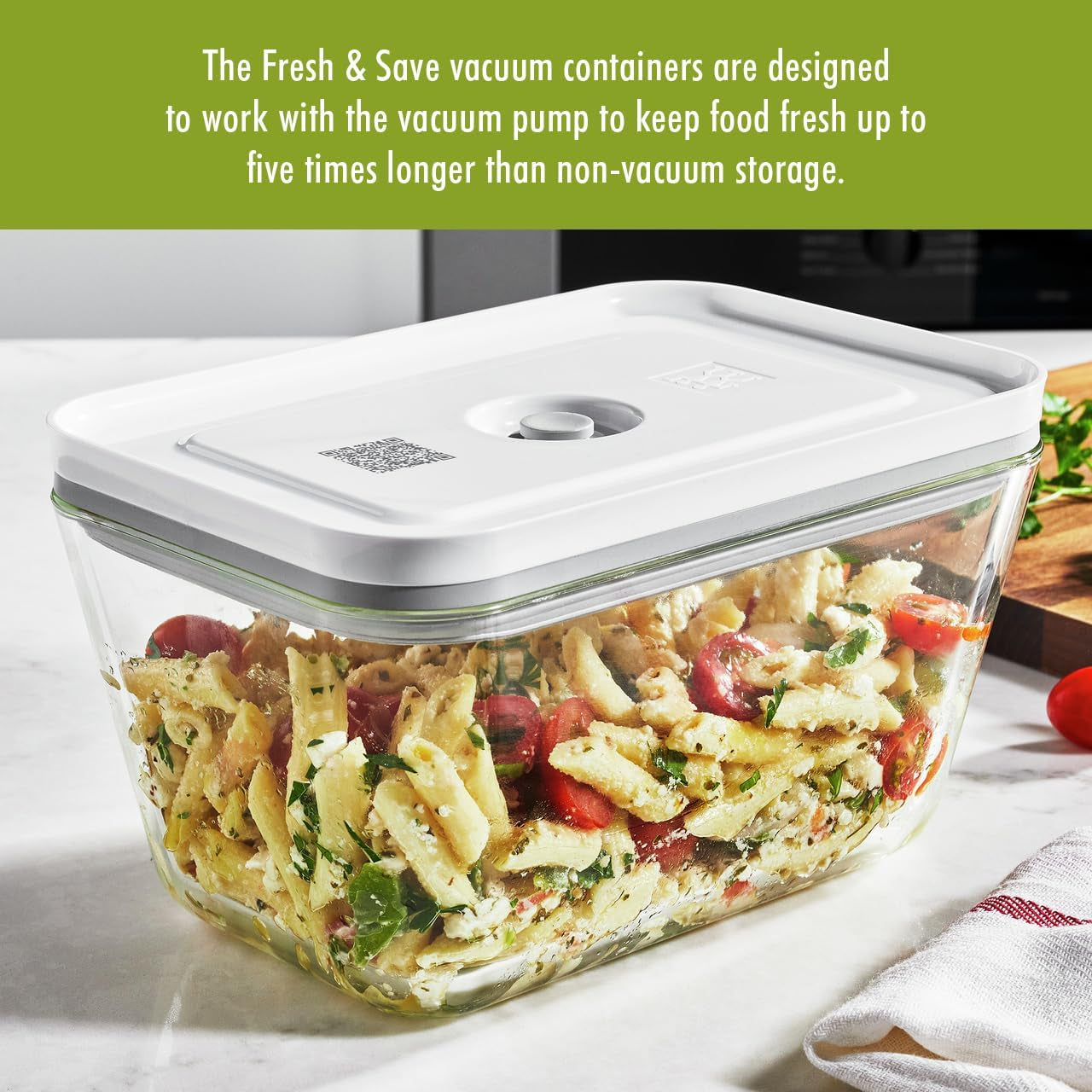 Premium Large Airtight Glass Food Storage Container for Fresh Meal Prep
